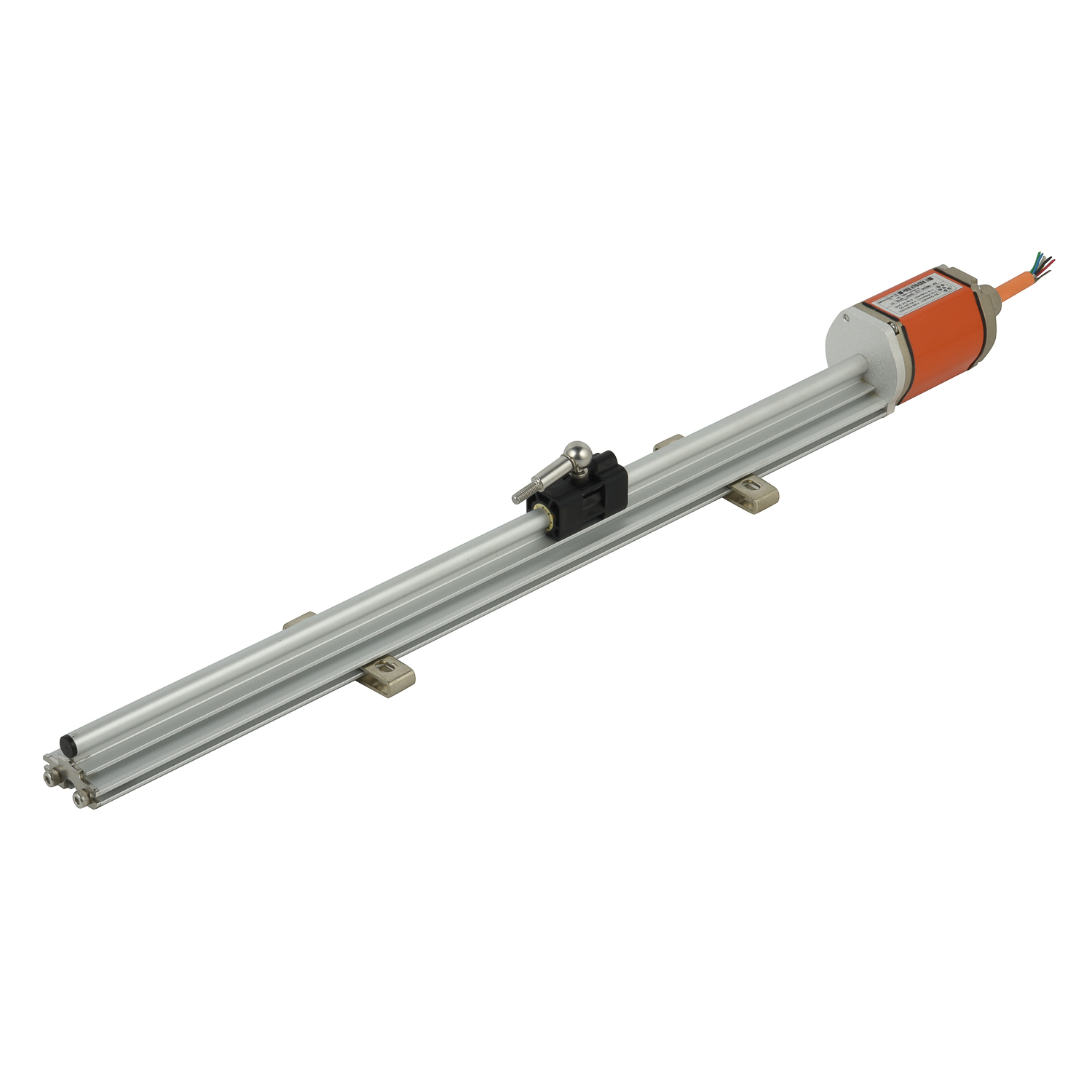 What construction machinery applications use magnetostrictive sensors?