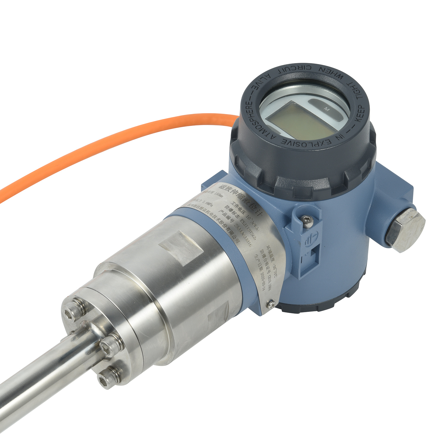 What solar energy applications use magnetostrictive sensors?